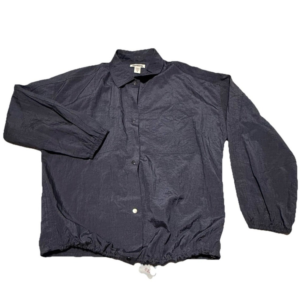 NWOT Lunar Sheen Shirt Jacket Size Small Relaxed‎ Lightweight Dark Rinse